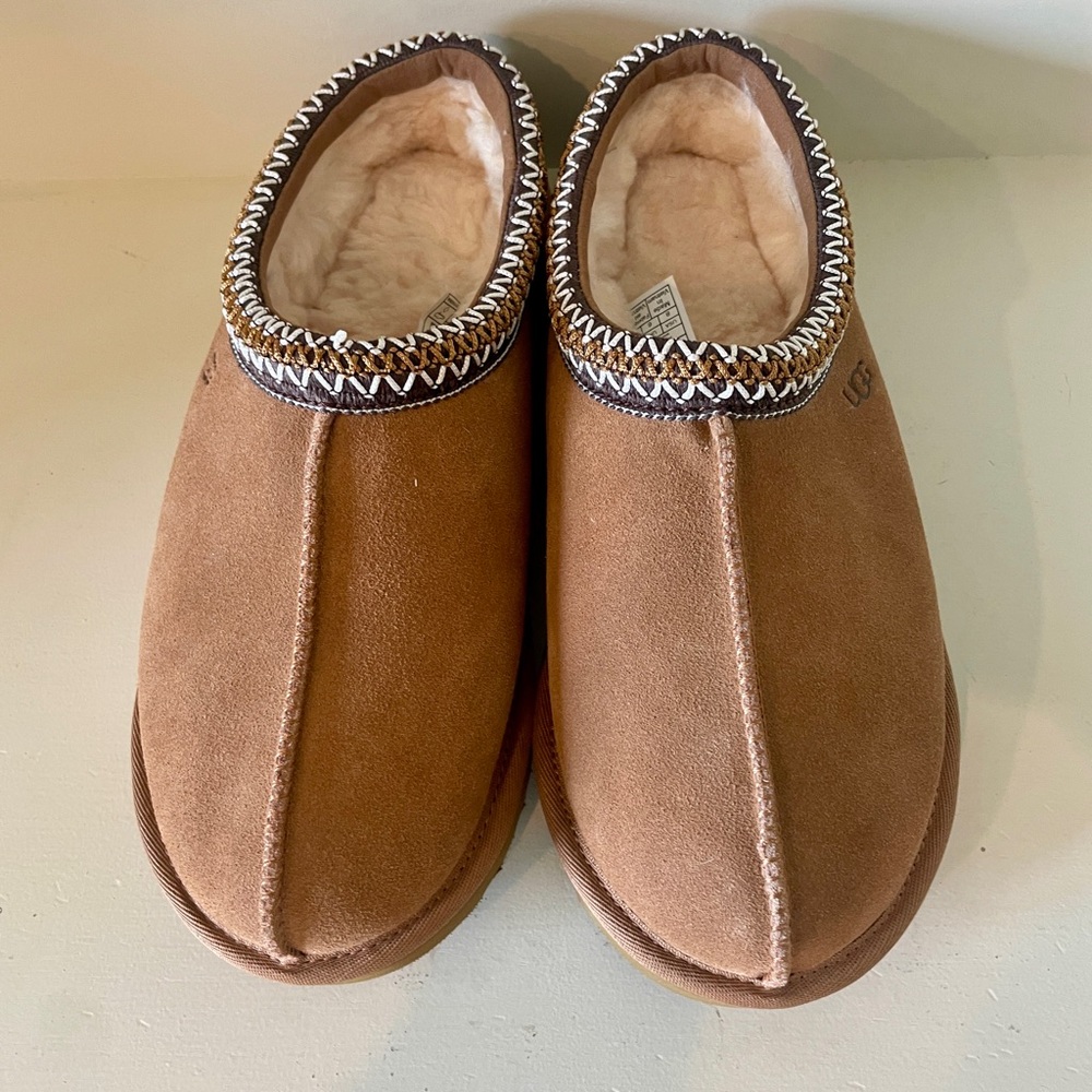 Ugg Women's Tasman II Clog NEW Never Worn 8 Mules Slippers Chestnut Brown - Picture 2 of 5